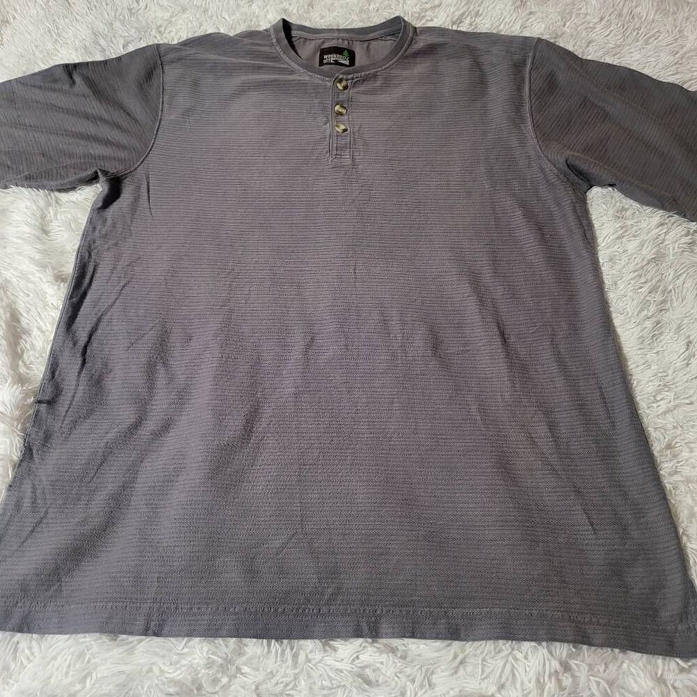 Weekendz off henley 3 buttons castle Rock tee t-shirt L
